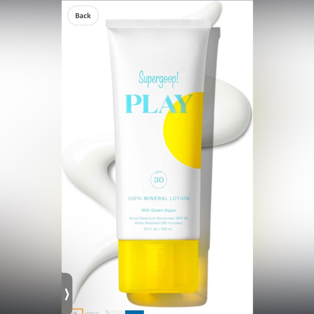 Supergoop! PLAY 100% Mineral Lotion - 3.4 fl oz - SPF 30 Sunscreen